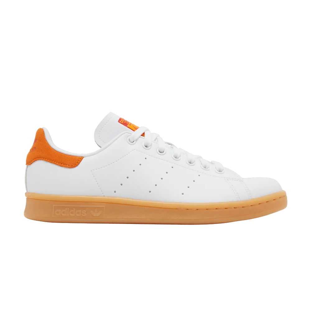 Krossovki-adidas-Stan-Smith-White-Orange-Gum