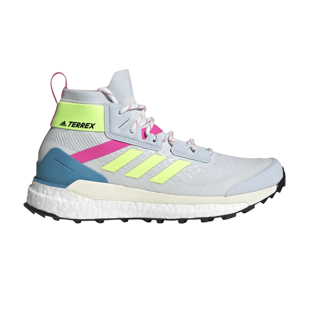 Кроссовки Adidas Wmns Terrex Free Hiker Primeblue 'Halo Blue Yellow Screaming Pink'