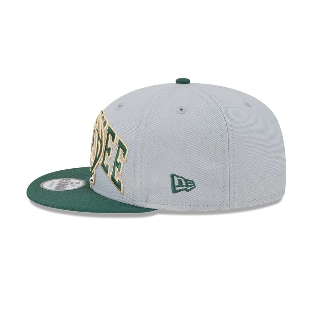 Бейсболка New Era Milwaukee Bucks 2024 Tip Off 9FIFTY NBA Snapback Hat