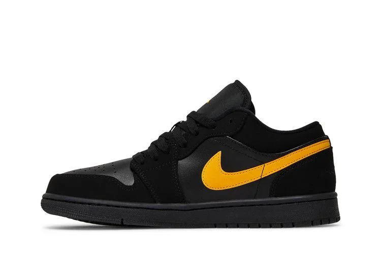 Krossovki-Air-Jordan-1-Low-Black-University-Gold-2