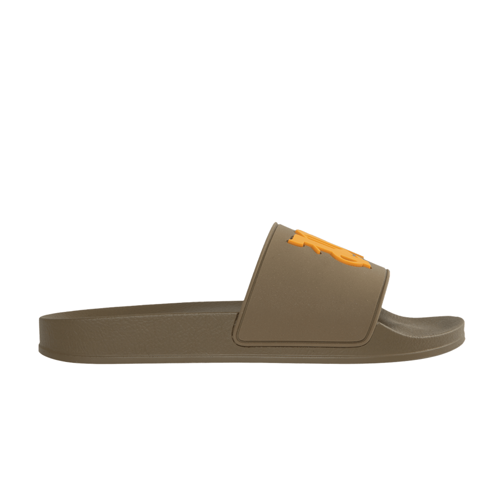 Кроссовки Palm Angels Pool Slider 'PA Monogram - Forest Green'