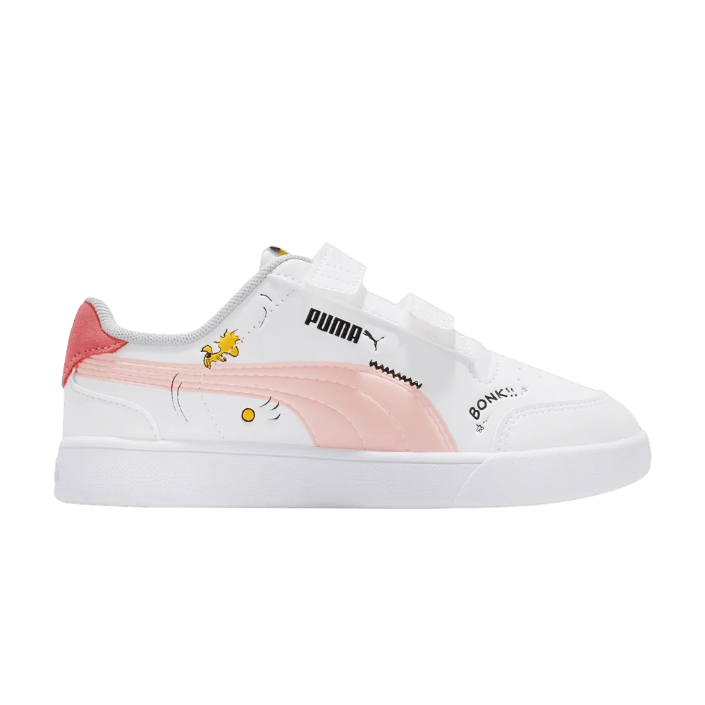 Кроссовки Puma Peanuts x Shuffle Little Kid 'Woodstock - White Apricot'