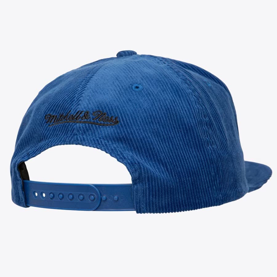 Бейсболка Mitchell & Ness Royal Los Angeles Dodgers Corduroy Snapback Hat