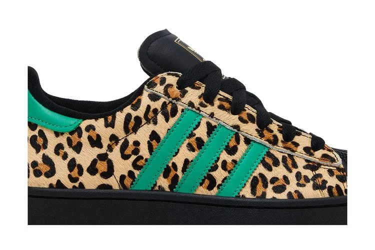 Кроссовки adidas Wmns Superstar 'Black Court Green Leopard'
