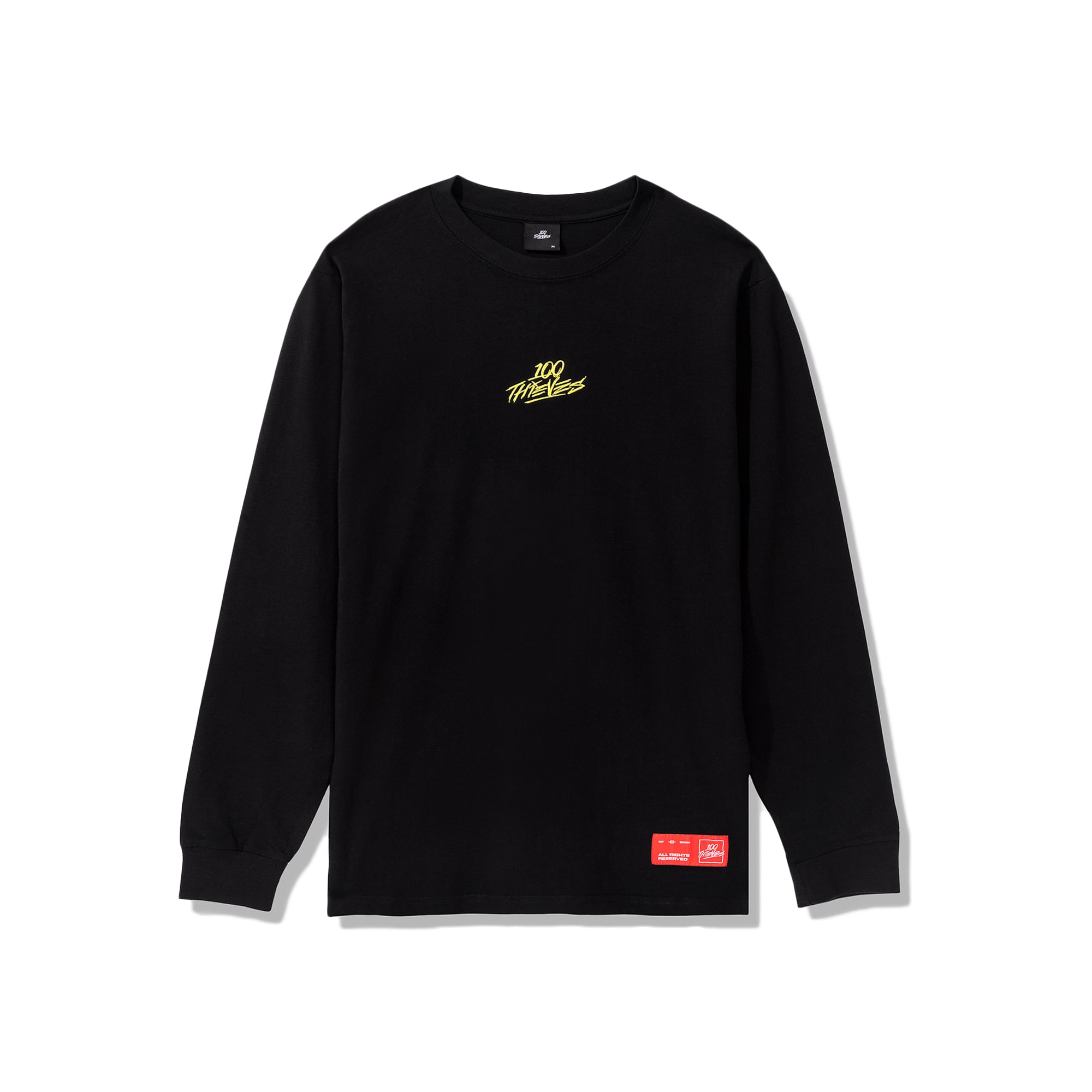 Футболка 100 Thieves No Camping L/S T-shirt Black