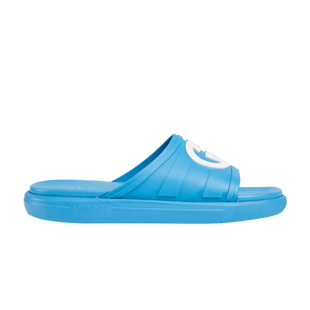 Кроссовки Gucci Slide 'Interlocking G - Super Blue'