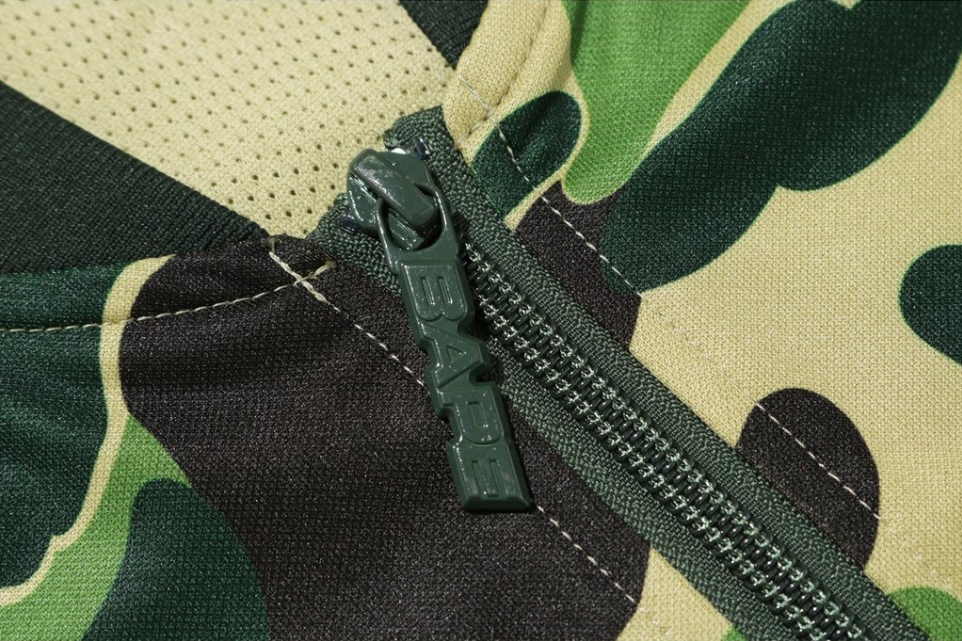 Куртка BAPE ABC Bapesta Tape Jersey Top Green