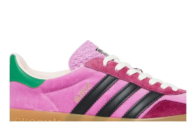 Кроссовки Gucci x adidas Gazelle 'Pink Velvet'
