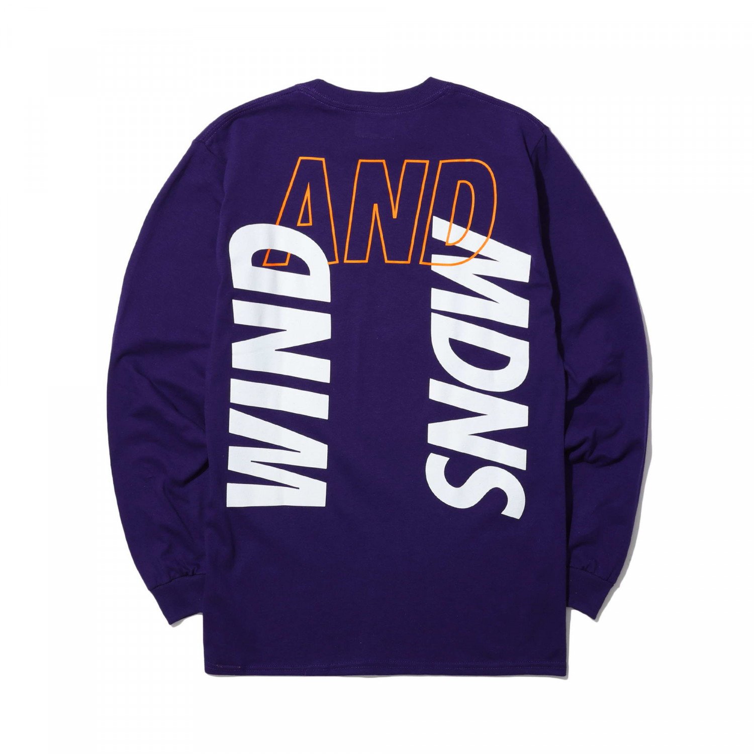 Толстовка MADNESS x WIND AND SEA LONG SLEEVE PRINT TEE Purple