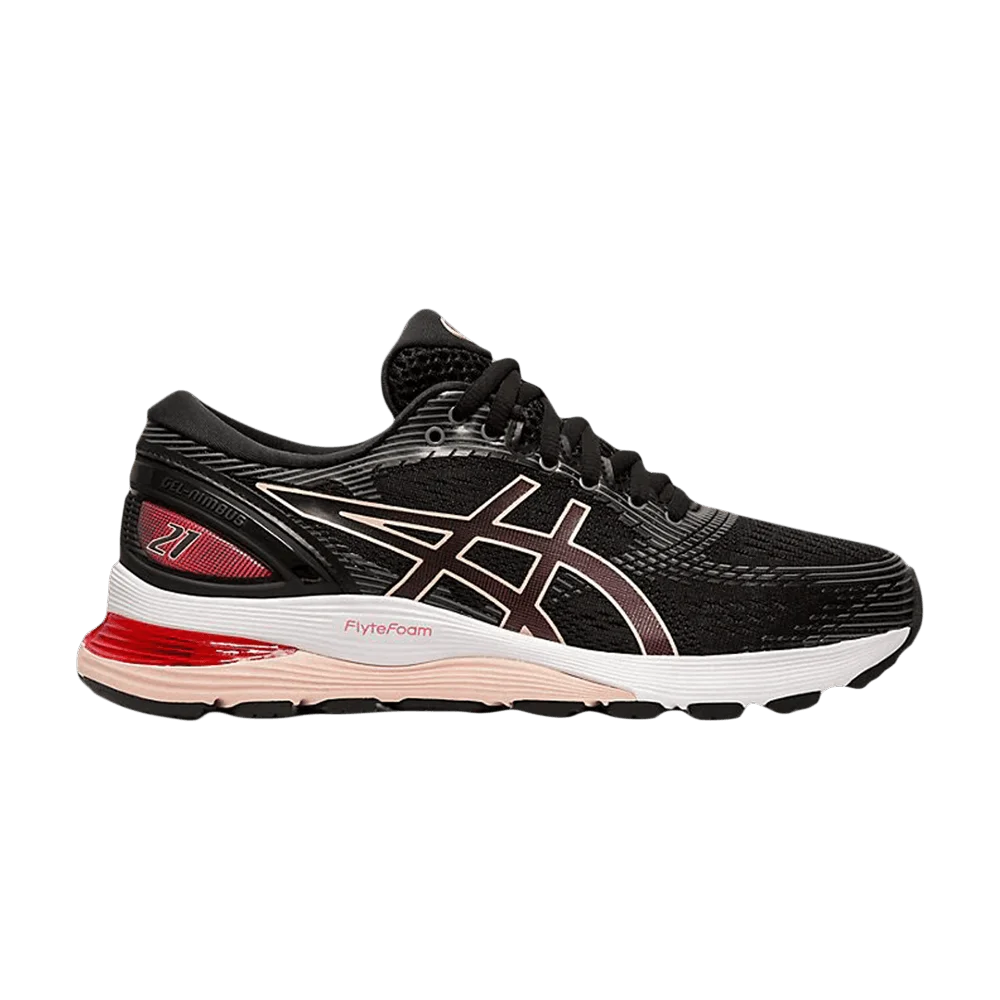 Кроссовки Asics Wmns Gel Nimbus 21 'Black Laser Pink'