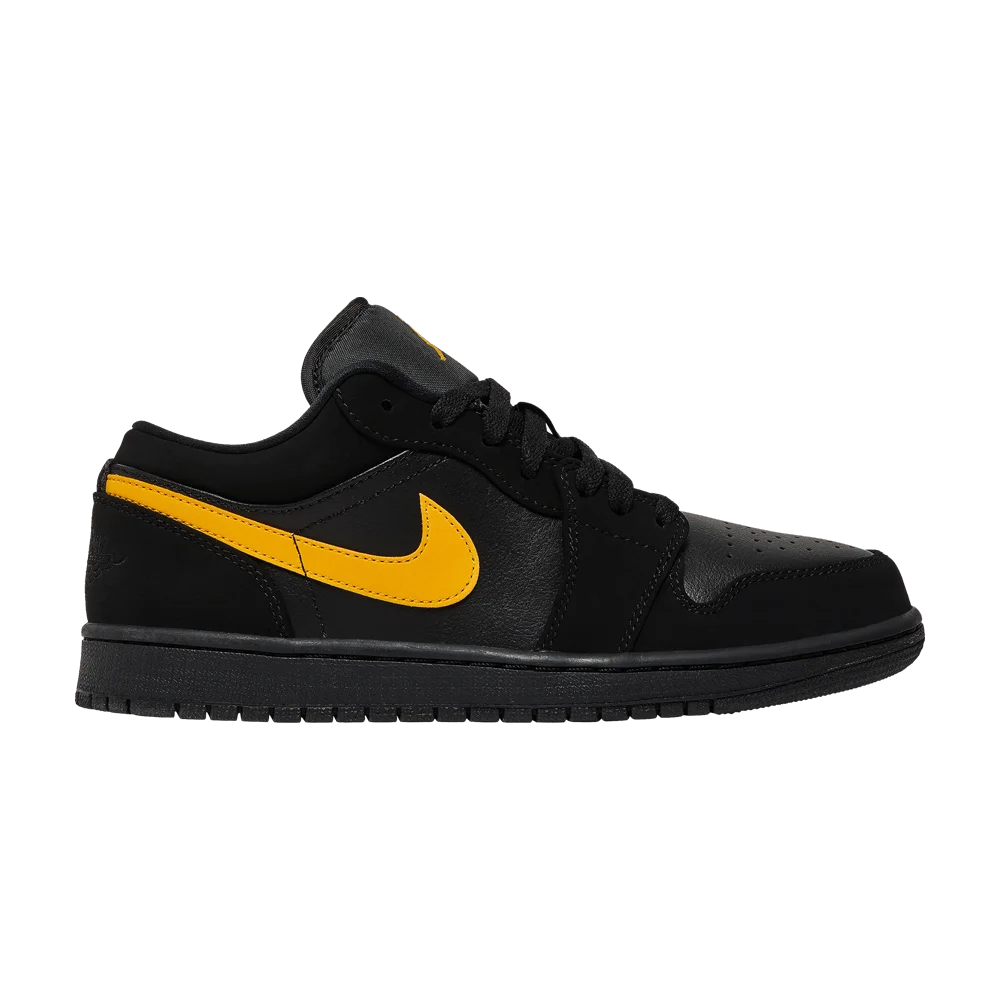 Krossovki-Air-Jordan-1-Low-Black-University-Gold