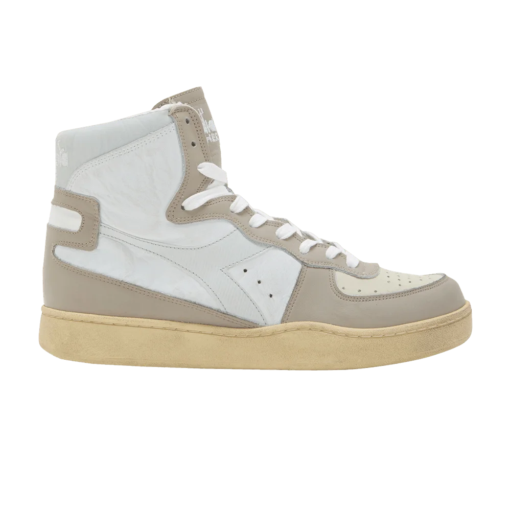 Кроссовки Diadora Mi Basket Used 'Cobblestone White'