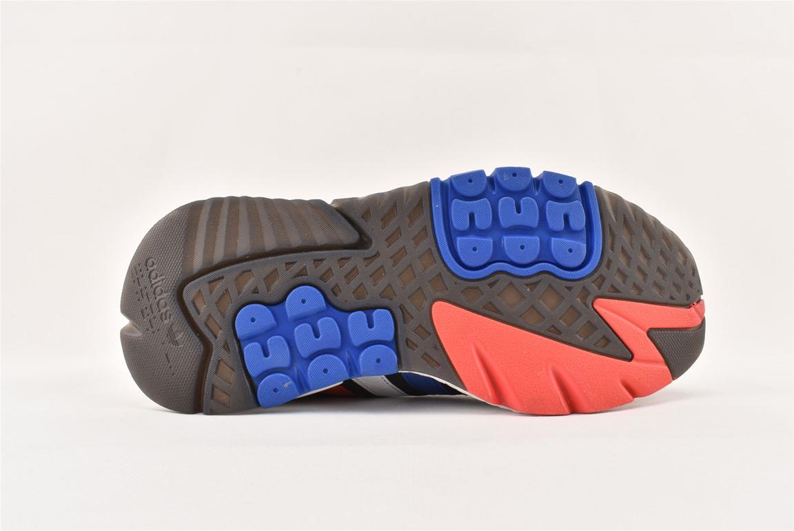 Кроссовки Adidas Nite Jogger 'Black Power Blue'