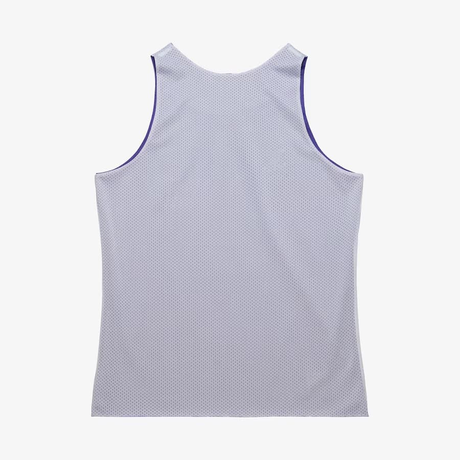 Майка Mitchell & Ness Purple Utah Jazz Vintage Logo Mesh Practice Tank Top