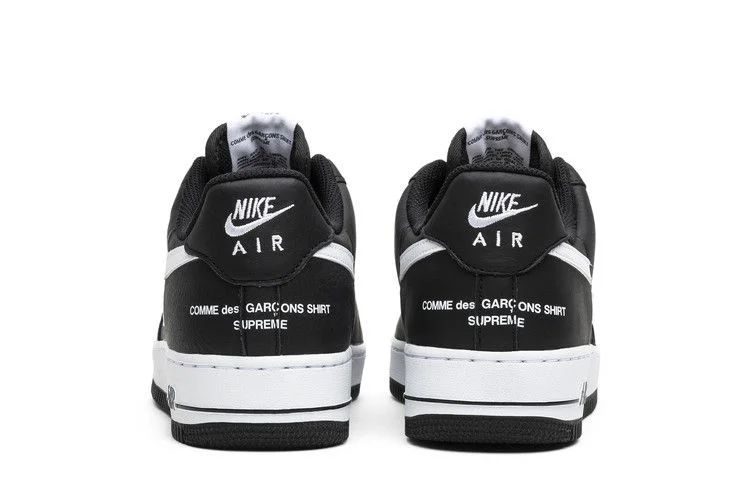 Кроссовки Supreme x Comme des Garçons SHIRT x Nike Air Force 1 Low 'Black'