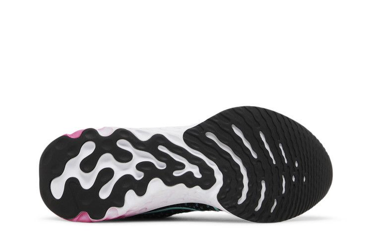 Кроссовки Nike Wmns React Infinity Run Flyknit 3 'Black Pink Prime Dynamic Turquoise'