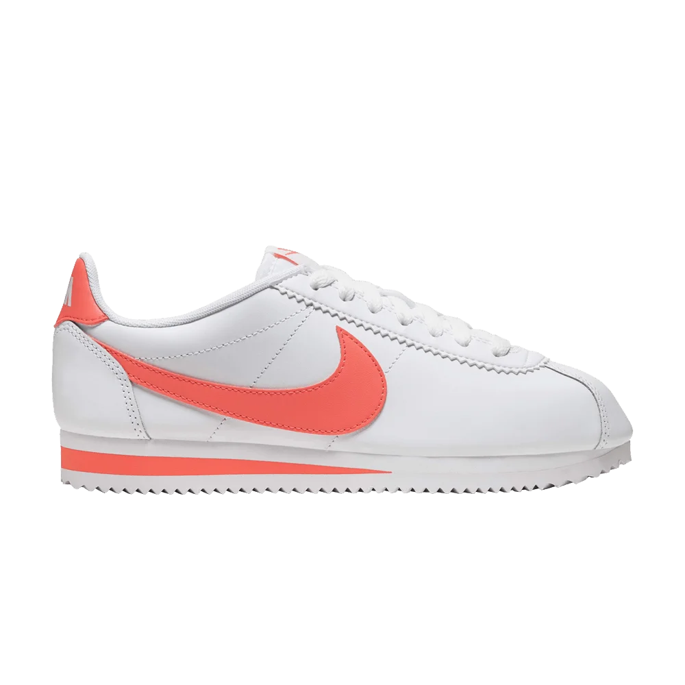 Krossovki-Nike-Wmns-Classic-Cortez-Leather-White-Magic-Ember