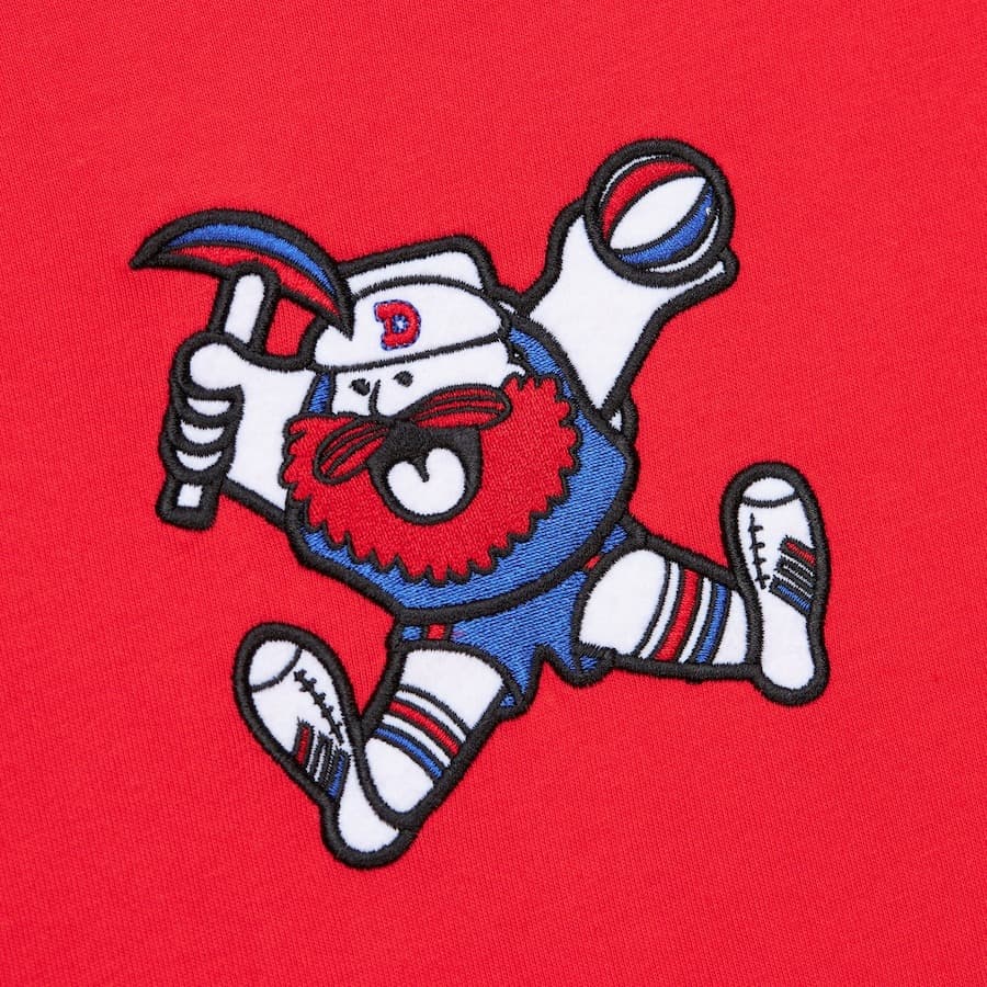 Футболка Mitchell & Ness Red Denver Nuggets Team OG 3.0 Vintage T-Shirt