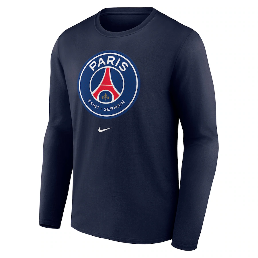 Футбольный лонгслив PSG Nike O. Dembélé 10 Graphic Long Sleeve T-Shirt - Navy - Mens