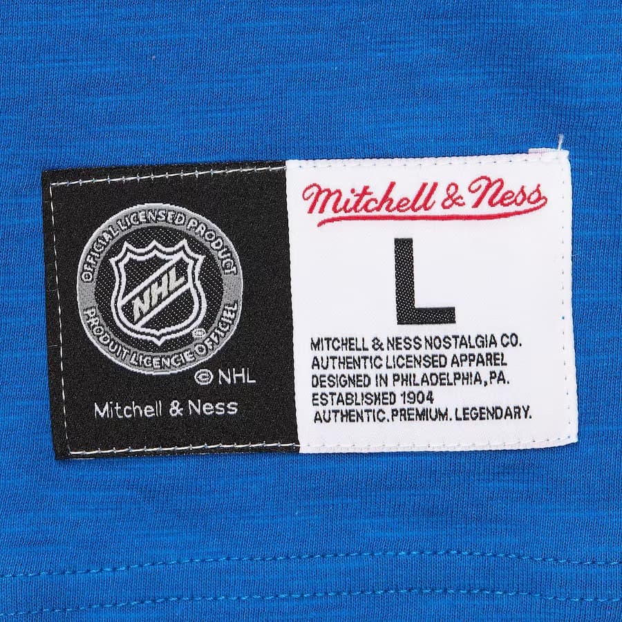 Футболка Mitchell & Ness Blue New York Rangers Legendary Slub T-Shirt