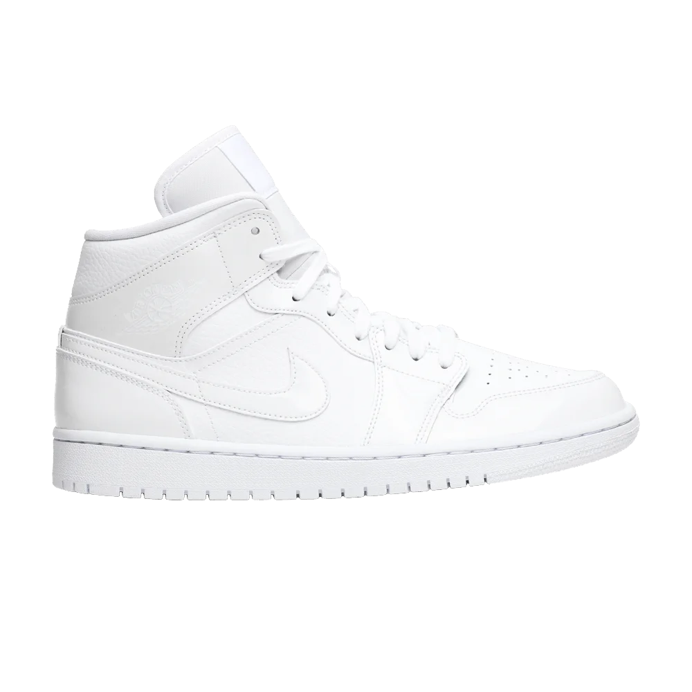 Krossovki-Wmns-Air-Jordan-1-Mid-Triple-White-Patent
