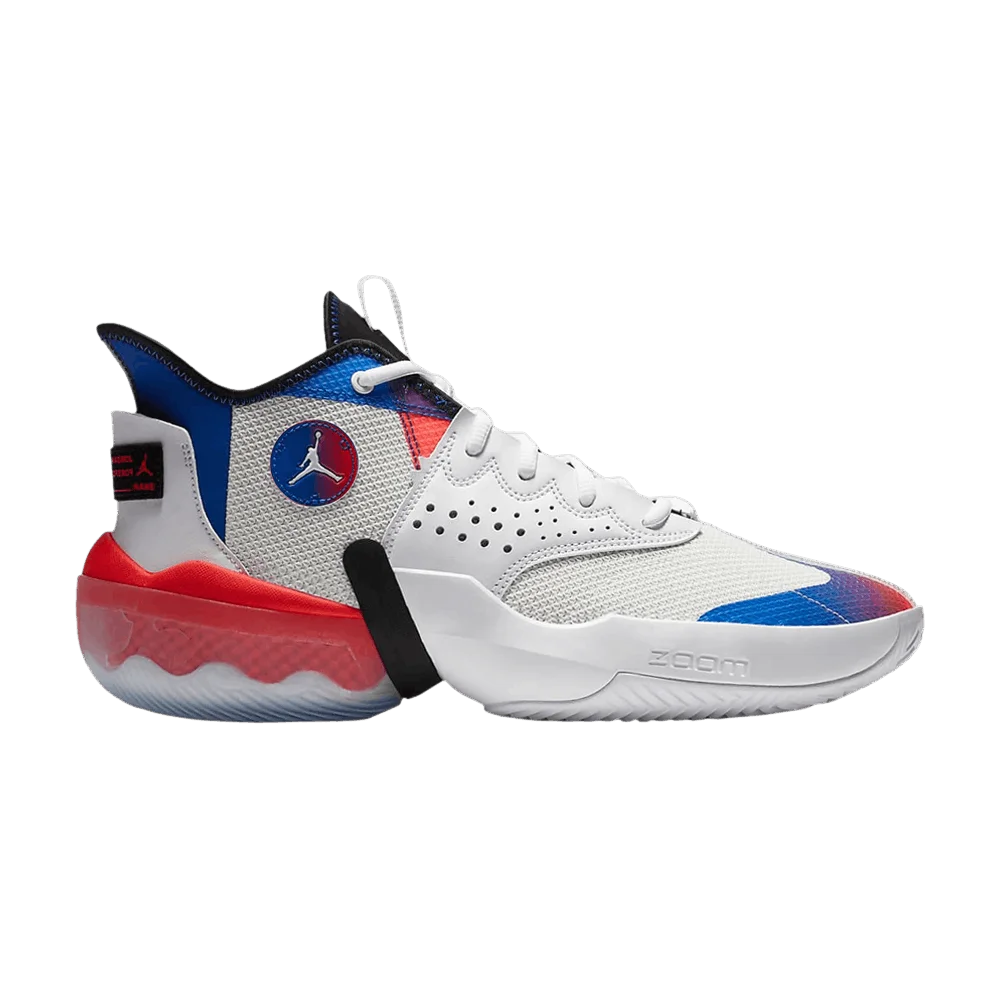 Кроссовки Air Jordan React Elevation PF 'White Infrared Royal'