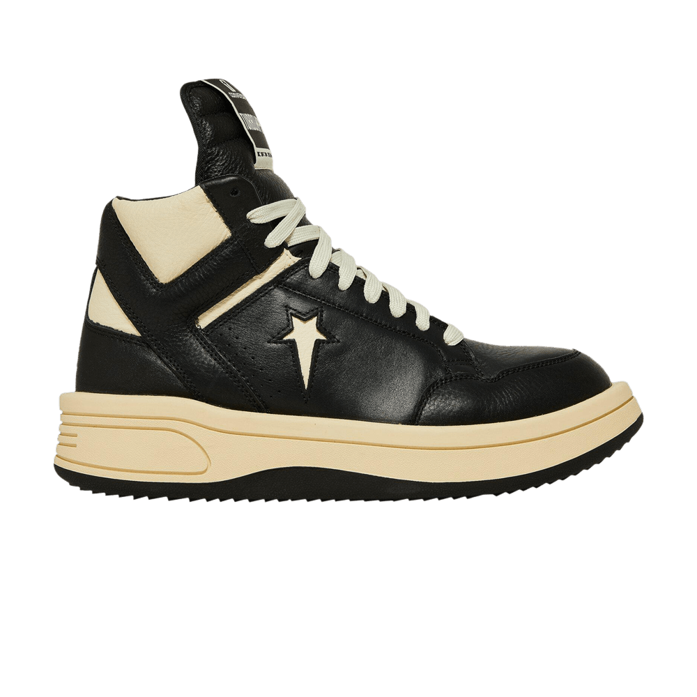 Кроссовки Converse x Rick Owens DRKSHDW TURBOWPN Mid 'Black Cloud Cream'
