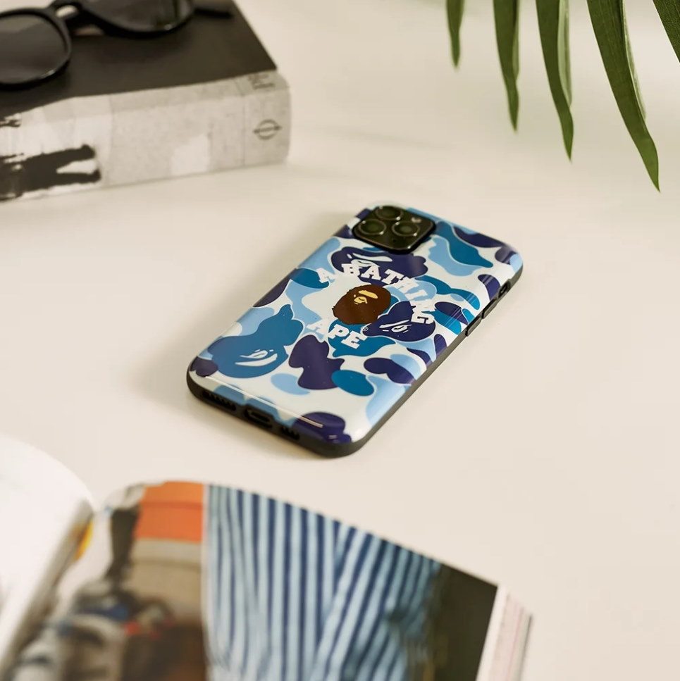 Защитный чехол BAPE ABC Camo College iPhone 11 Pro Case Blue