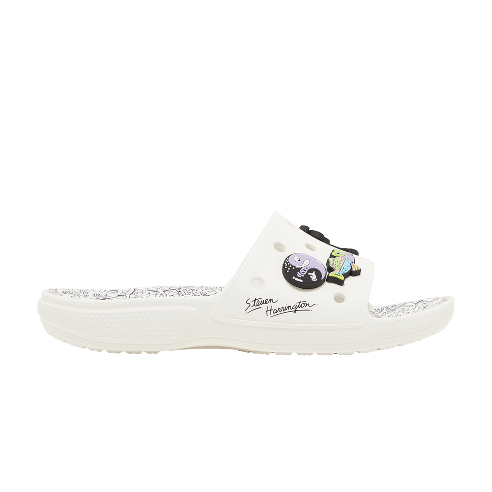 Кроссовки Crocs Steven Harrington x Classic Slide 'Quickstrike - White Black'