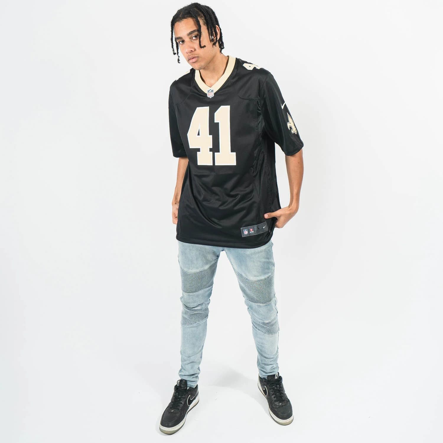 Футболка Nike Alvin Kamara New Orleans Saints Home NFL Game Jersey