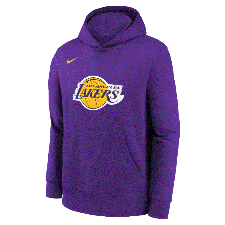 Худи Nike Los Angeles Lakers Club Logo Youth NBA Hoodie