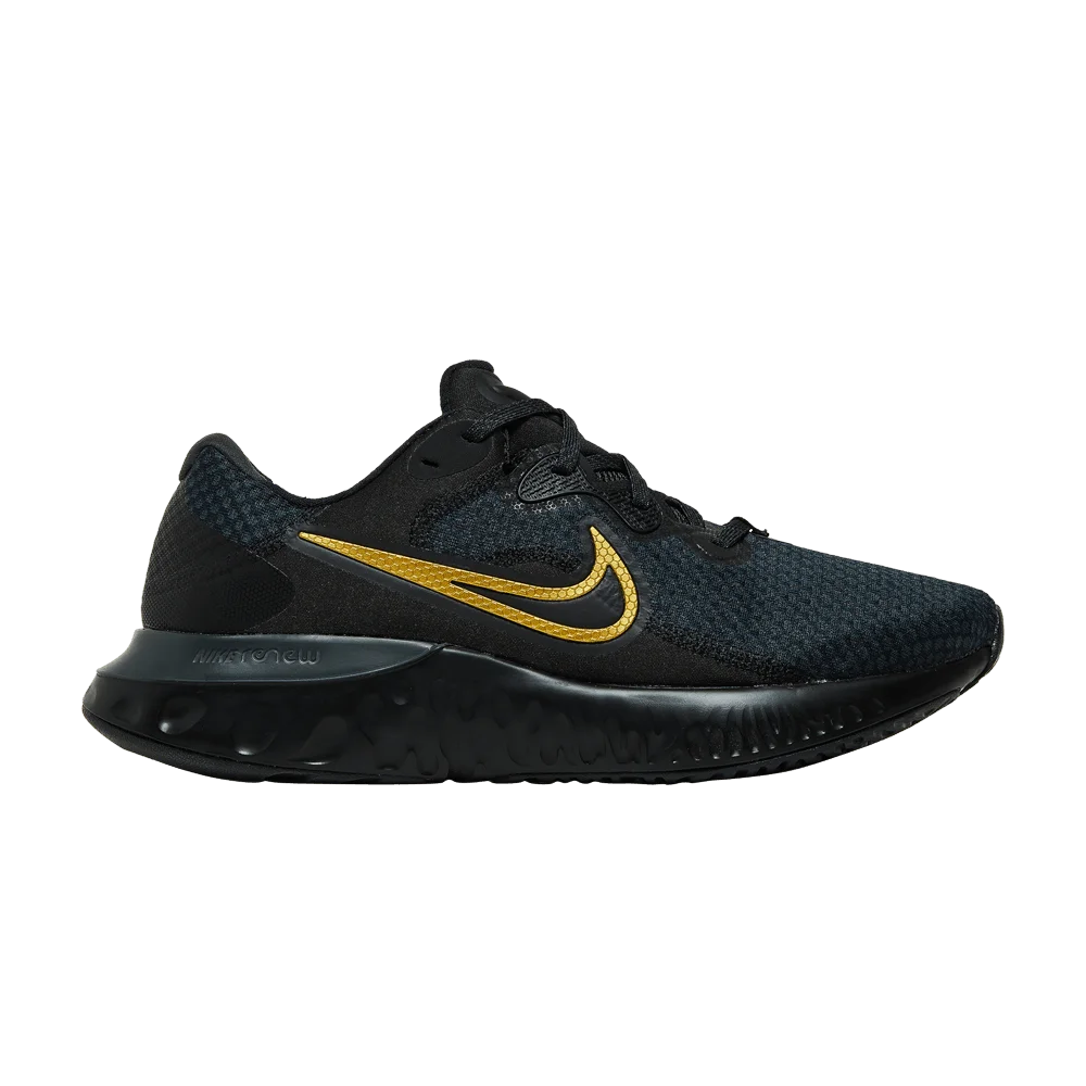 Кроссовки Nike Renew Run 2 'Black Metallic Gold'