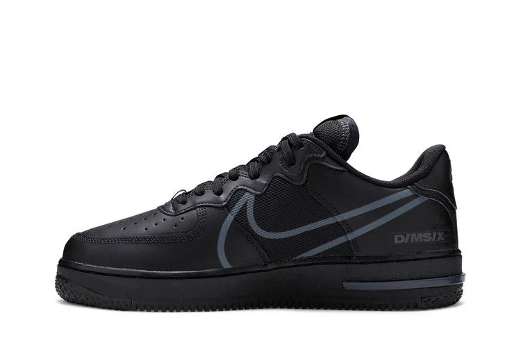 Кроссовки Nike Air Force 1 React 'Triple Black'