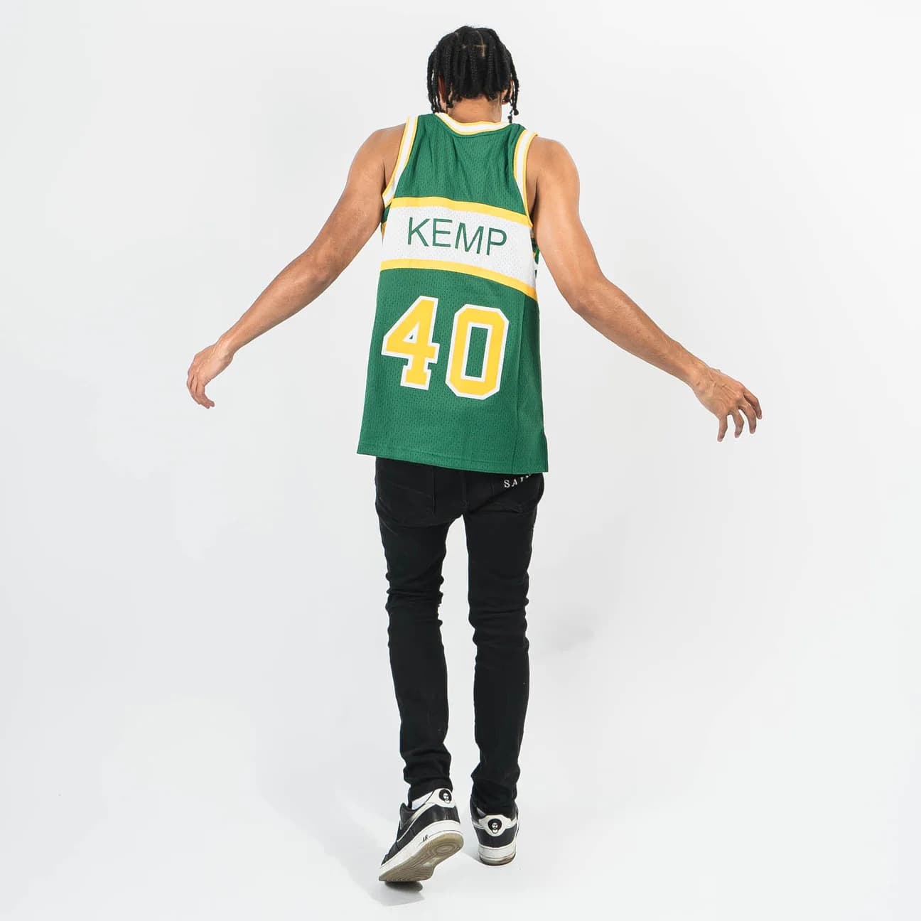 1994-95-Seattle-Supersonics-Shawn-Kemp-40-Swingman-Hardwood-Classics-Green-Jersey-4