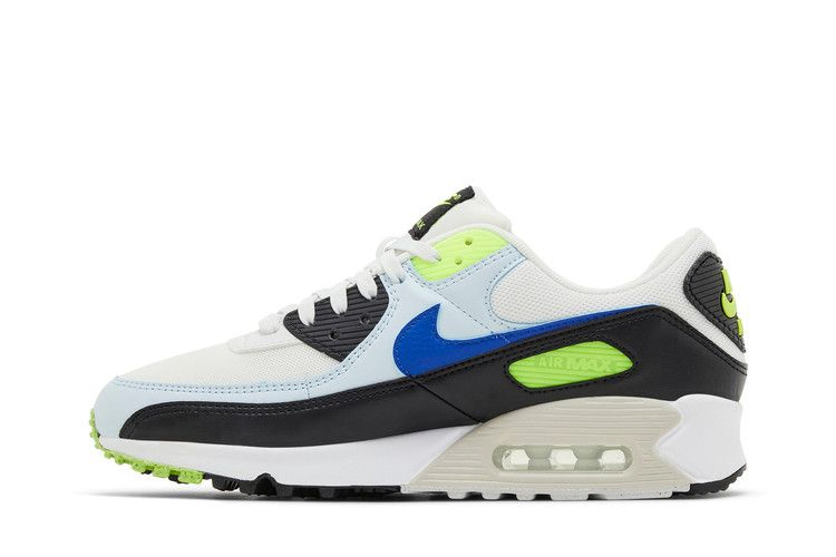 Кроссовки Nike Wmns Air Max 90 'White Blue Tint Volt'