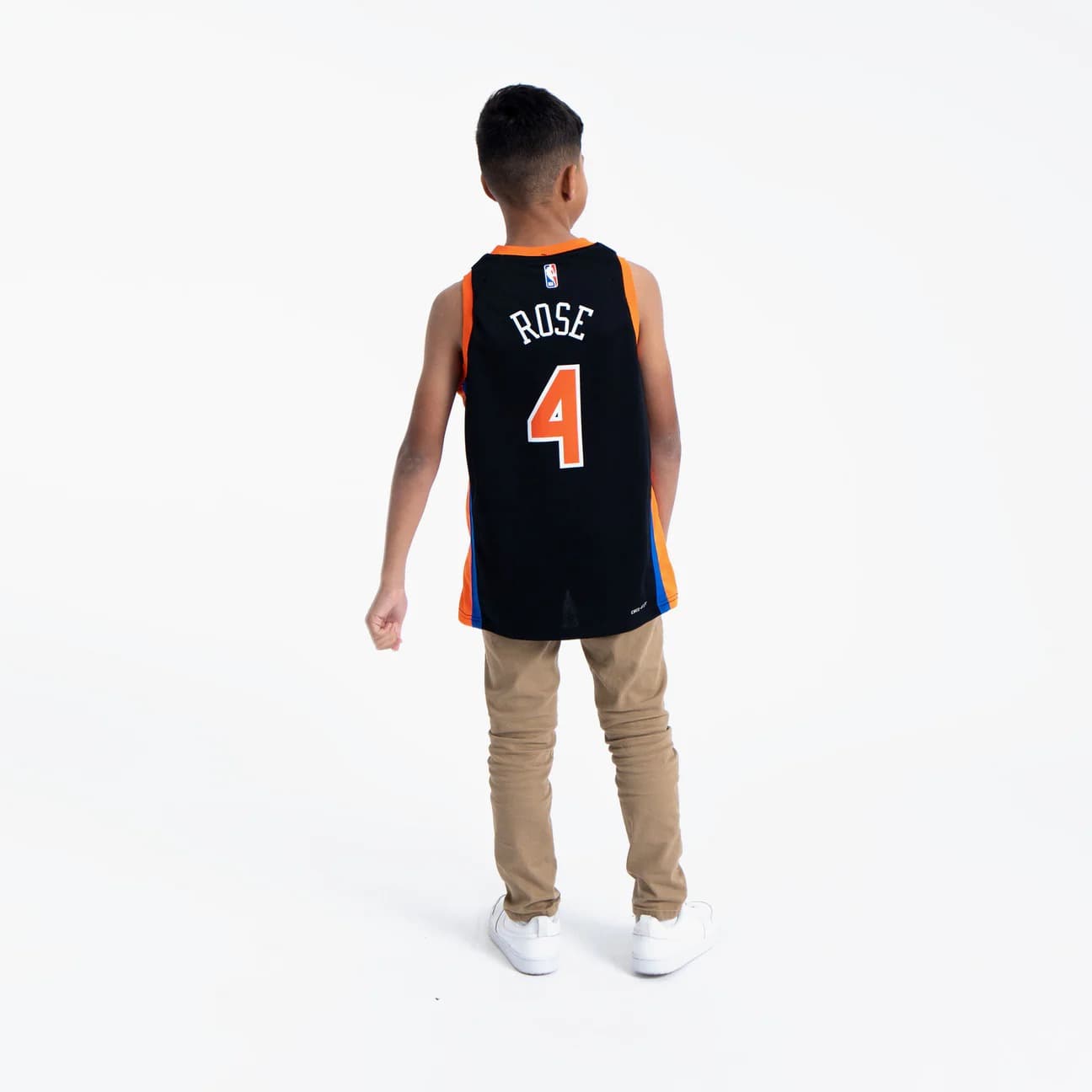 2022-23-New-York-Knicks-Derrick-Rose-2-Youth-Swingman-City-Edition-Black-Jersey-4