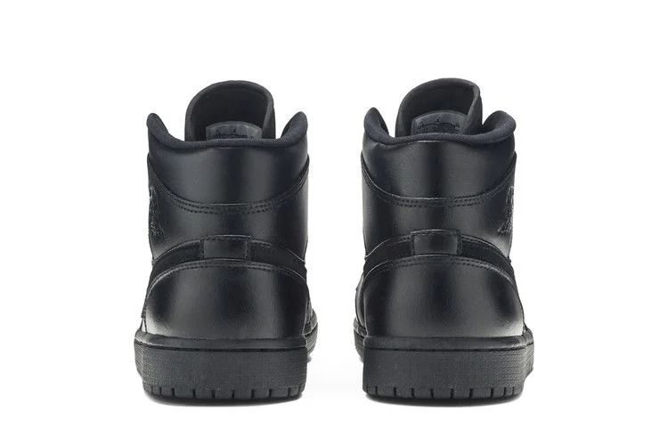 Кроссовки Air Jordan 1 Mid 'Triple Black'