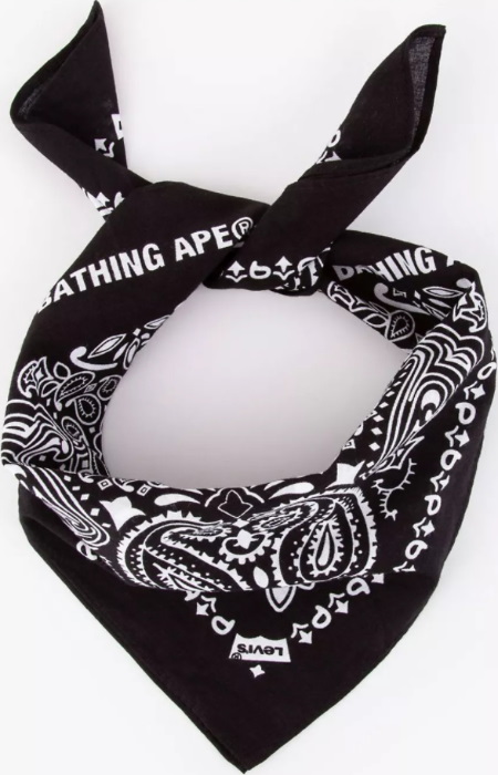 Бандана BAPE x Levi's Bandana Black