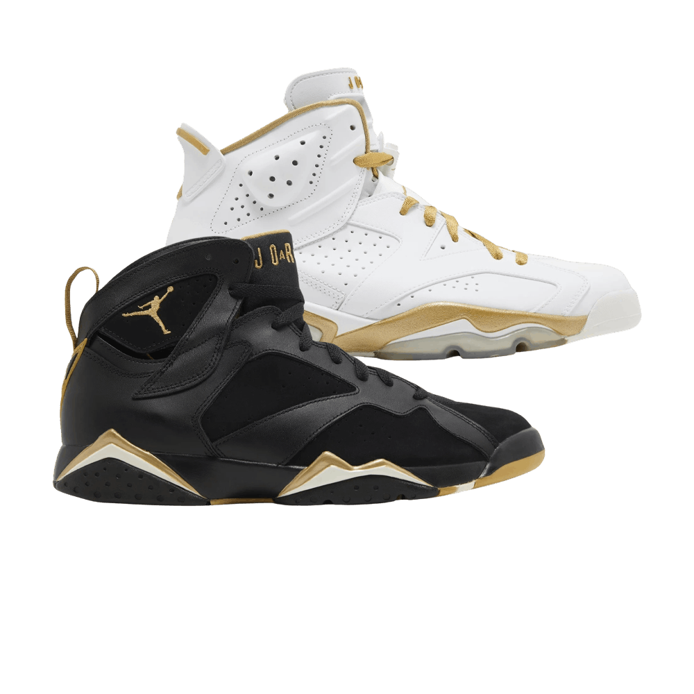 Кроссовки Air Jordan 7/6 Retro 'Golden Moments Pack'