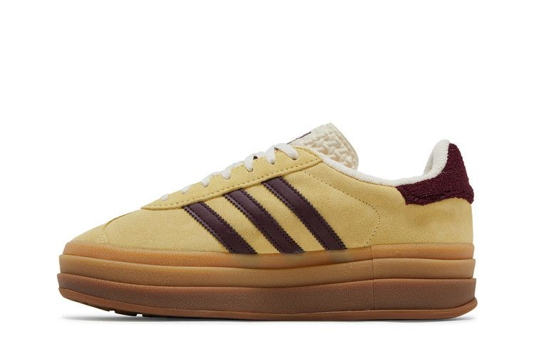 Кроссовки adidas Women's Gazelle Bold 'Almost Yellow Maroon'