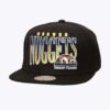 Mitchell-Ness-Black-Denver-Nuggets-Line-Work-Snapback-OG-Snapback-Hat-100x100