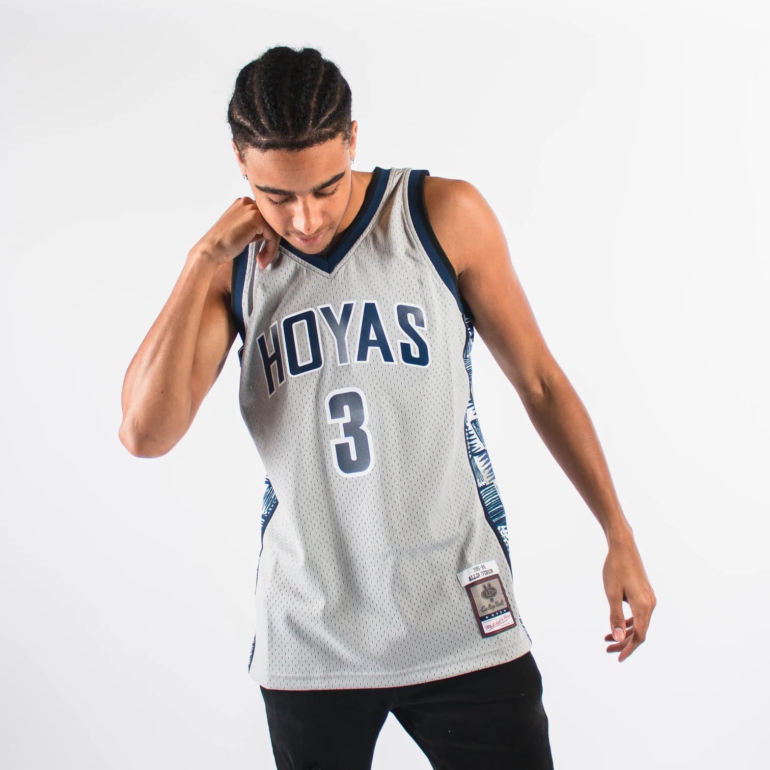 Баскетбольная джерси Mitchell & Ness Allen Iverson Georgetown Hoyas College NCAA Swingman Jersey