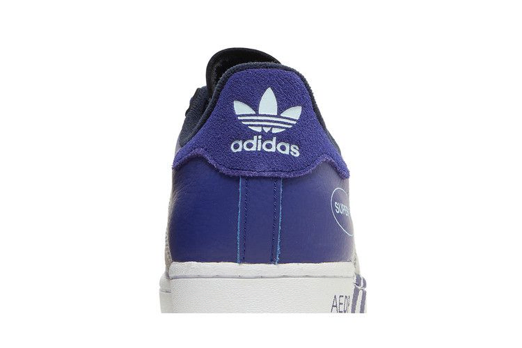 Кроссовки Adidas Superstar 'Extended Midfoot Stripes - Legacy Indigo'