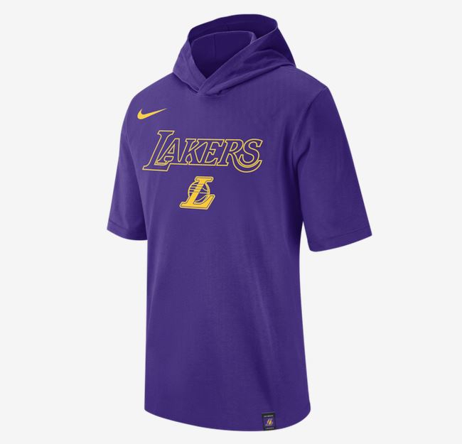 Худи 2020 Nike Men's NBA LA Lakers Hooded T-Shirt