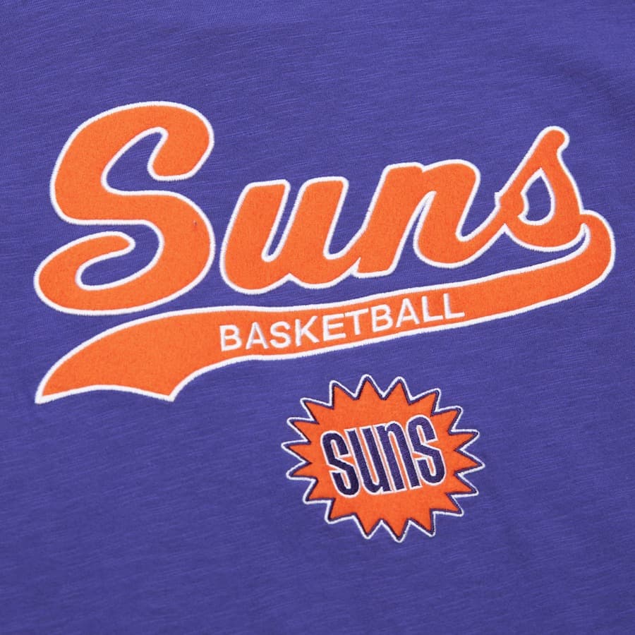 Футболка Mitchell & Ness Purple Phoenix Suns Vintage Logo Legendary Slub T-Shirt