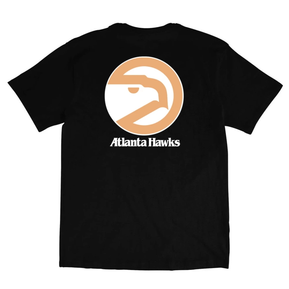 Футболка Mitchell & Ness Atlanta Hawks Retro Repeat Hawk Logo NBA T-Shirt