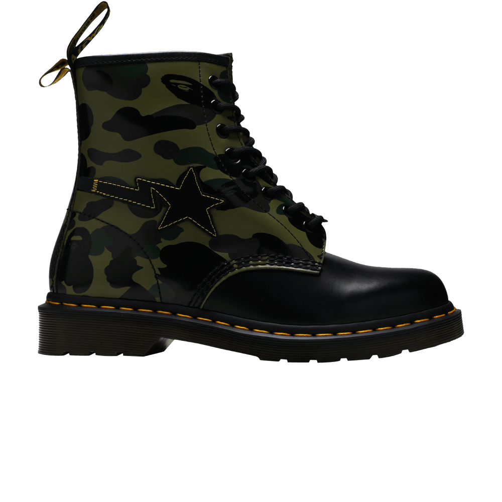 A Bathing Ape x Dr. Martens 1460 Zip 'Camo'