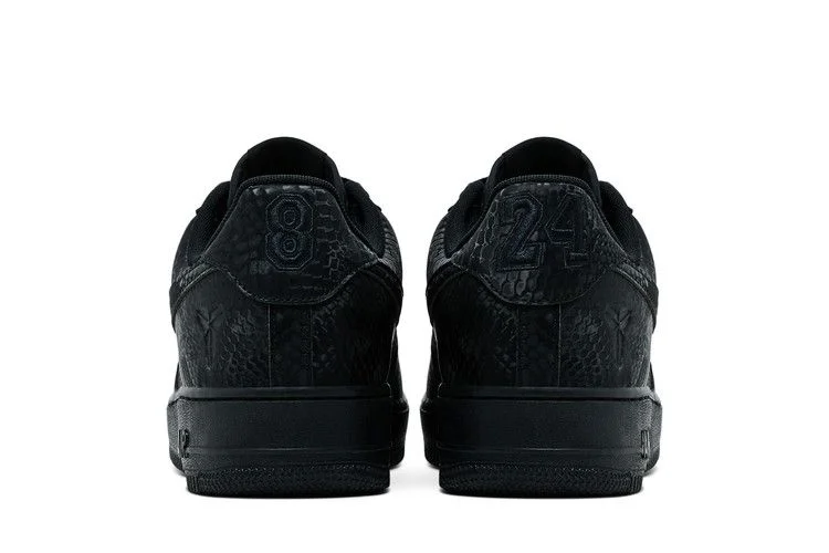 Кроссовки Kobe Bryant x Nike Air Force 1 Low 'Triple Black'