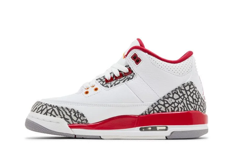 Кроссовки Air Jordan 3 Retro GS 'Cardinal Red'