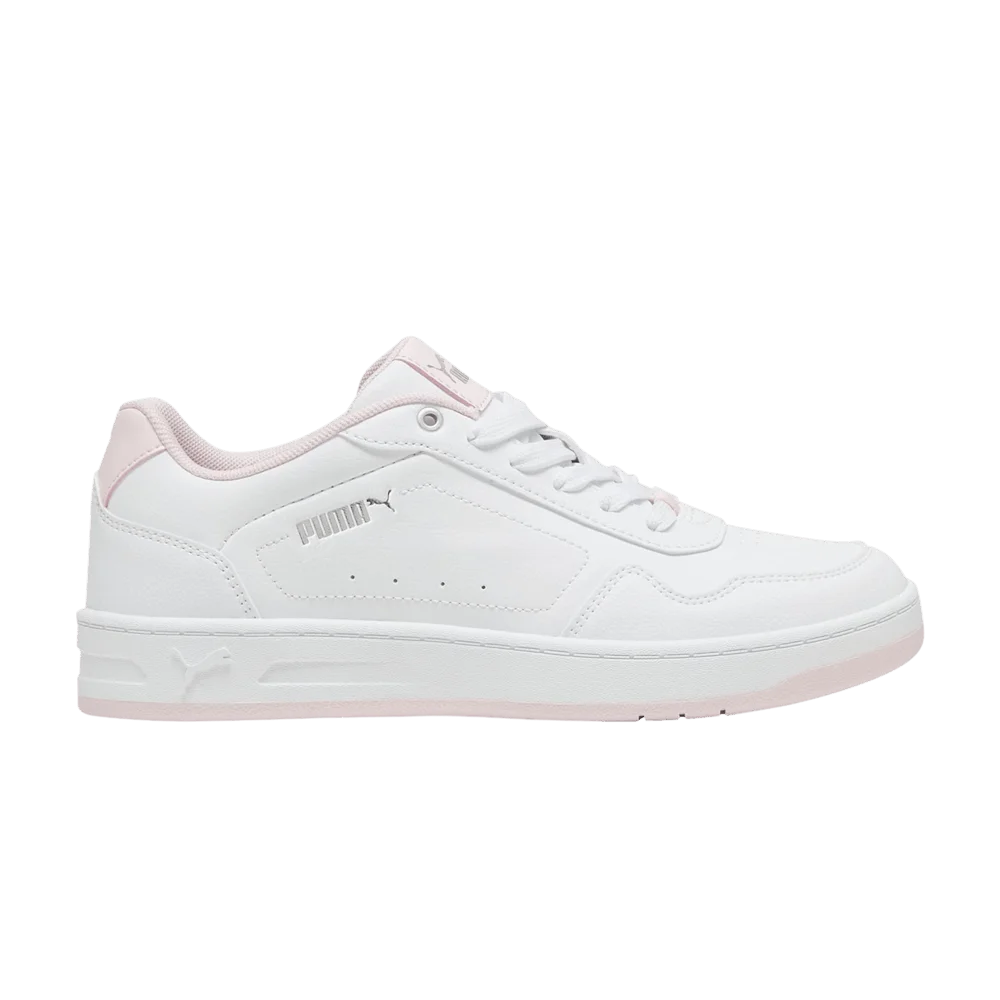 Кроссовки Puma Wmns Court Classy 'White Pink Silver'